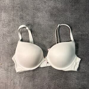Victorias Secret White Push Up Bra